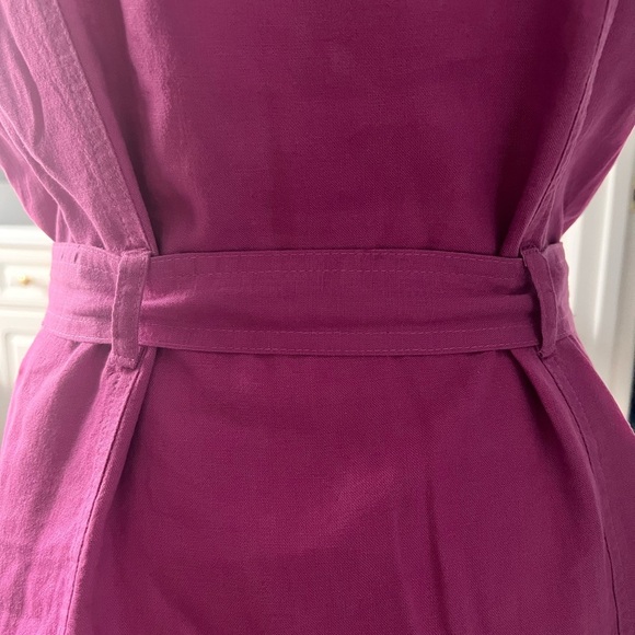 Ann Taylor Pink Sleeveless Buttoned Tank Top - Picture 6 of 8